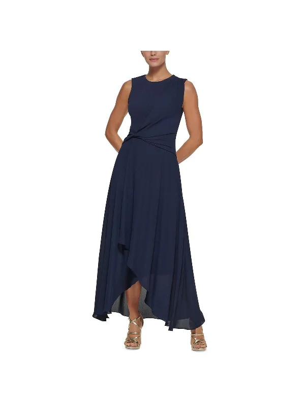 Price Cut Womens Crepe Maxi Evening Dress