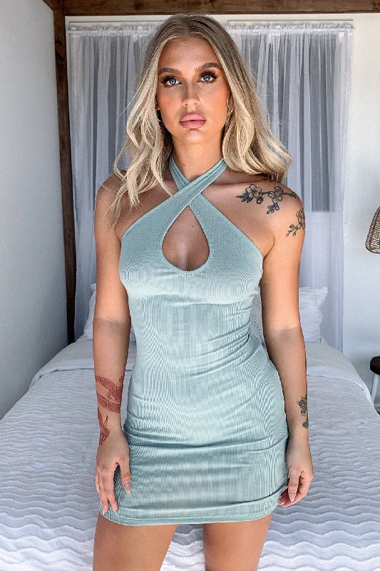 Price Fest Cruiser Dress - Sage