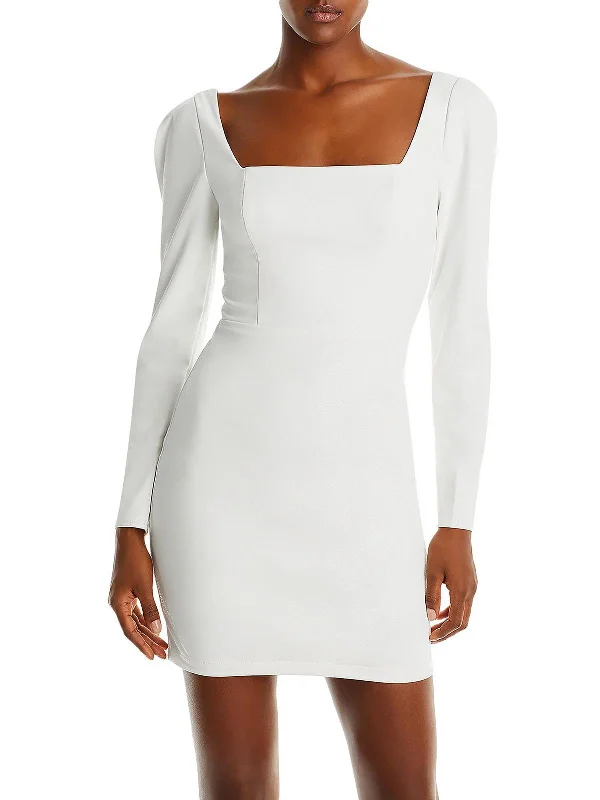 Early Access Womens Embossed Short Mini Dress