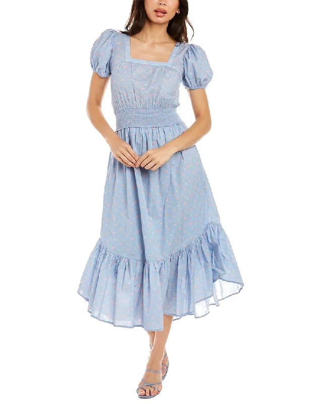 TIME-Limited Offer LoveShackFancy Begonia Midi Dress
