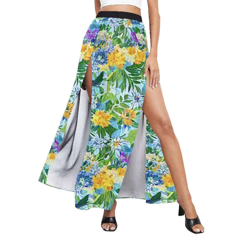 Special Savings Women's High Slit Long Beach Dress (S40)