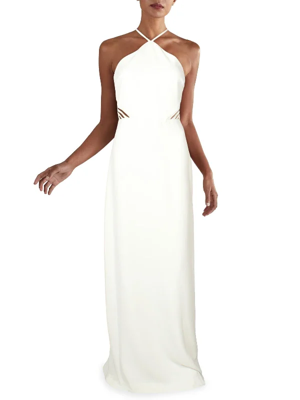 Exclusive Savings Womens Illusion Long Evening Dress