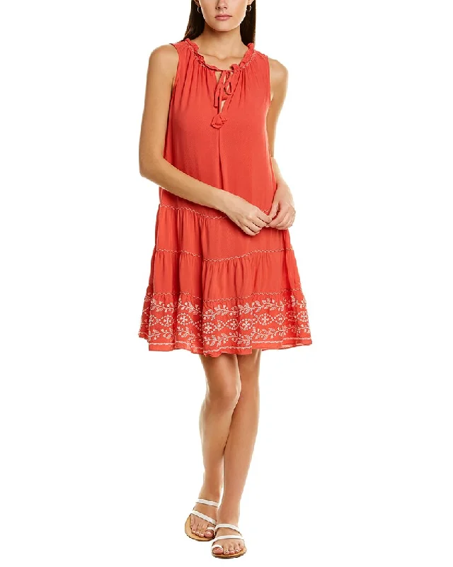 Unmissable Offer Max Studio Embroidered Mini Dress