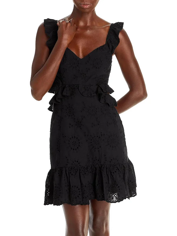New Markdowns Womens Ruffled Midi Sundress