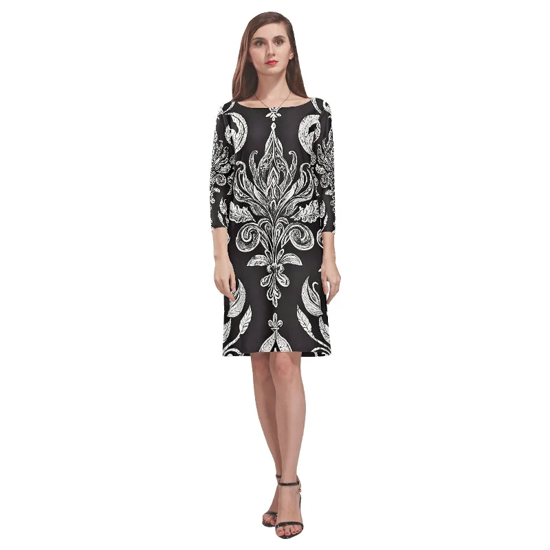 Best Bargains Women's Loose Round Neck Dress (Model D22)