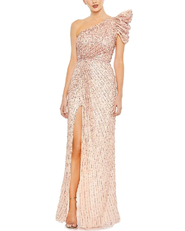 Low Prices Mac Duggal One-Shoulder A-Line Gown
