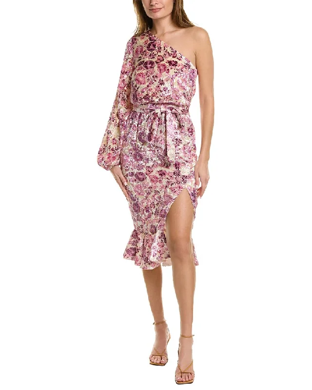 Amazing Deals Hemant & Nandita One-Shoulder Midi Dress