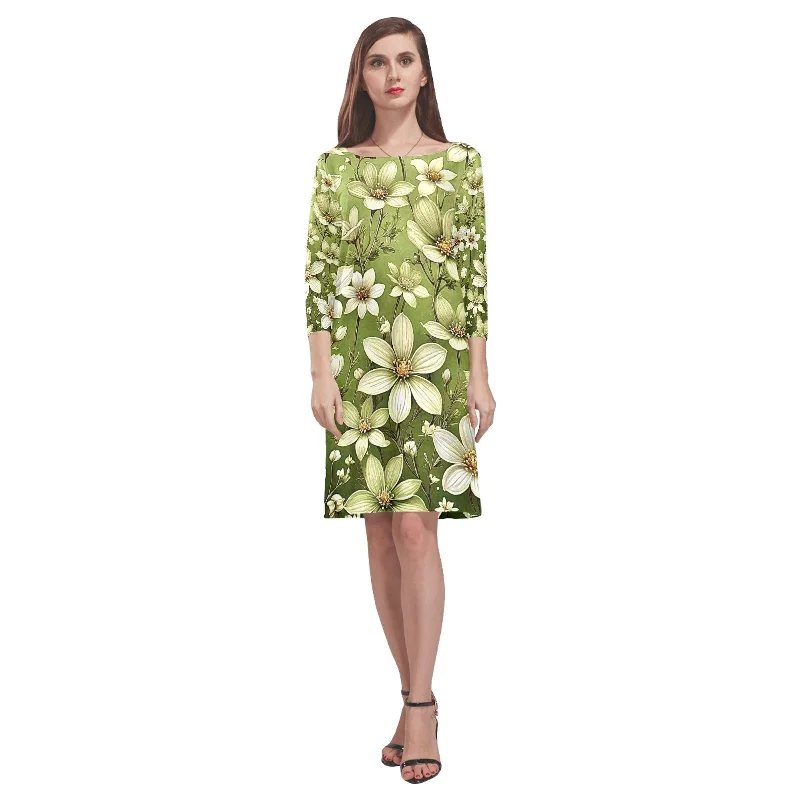 Final Sale Women's Loose Round Neck Dress (Model D22)