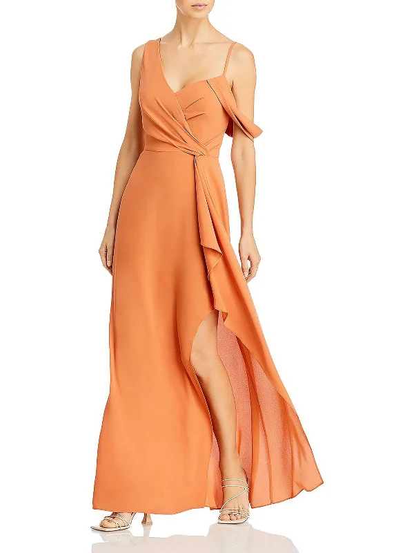 Reduced Prices Womens Asymmetric Maxi Evening Dress
