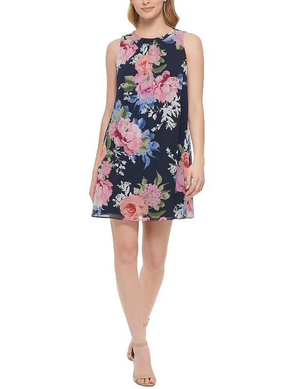 Best Seller Petites Womens A-Line Short Mini Dress
