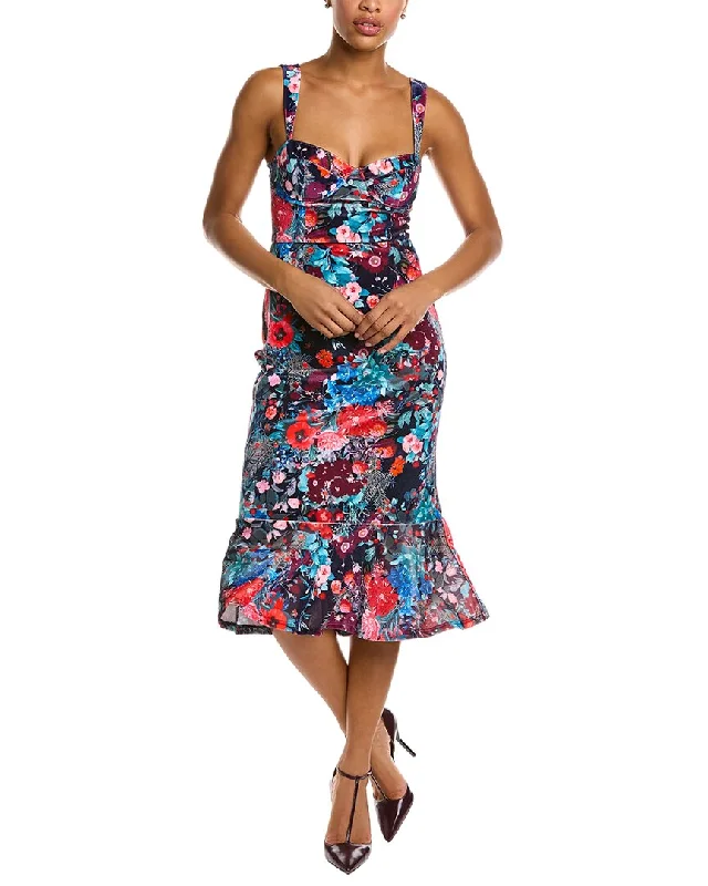 Midnight Sale Hutch Lena Velvet Midi Dress