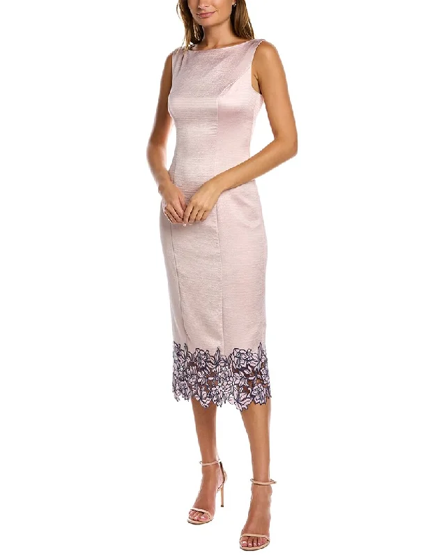 Final Clearance JS Collections Dawn Boat Neck Midi Dress