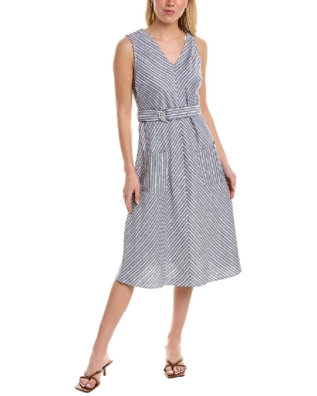 Limited Edition Nanette Nanette Lepore Nina Linen-Blend Midi Dress