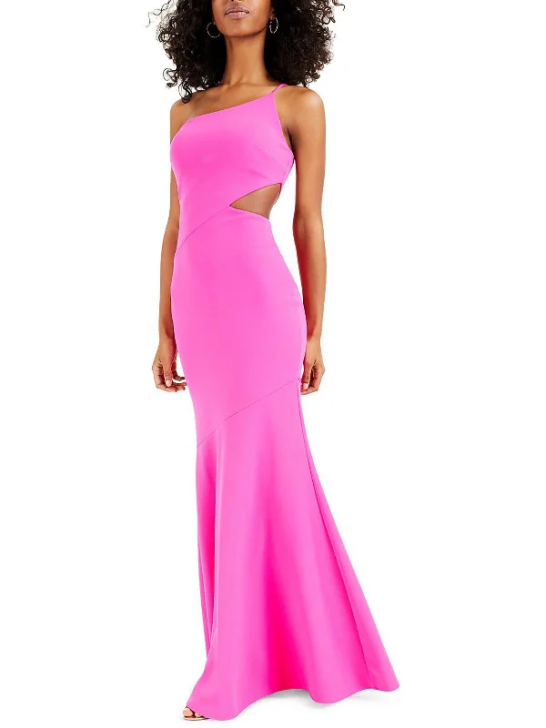 Super Sale Womens Cut-Out One Shoulder Evening Dress