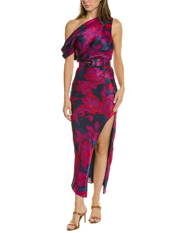 Extra Savings Nicholas Calantha Silk-Blend Midi Dress
