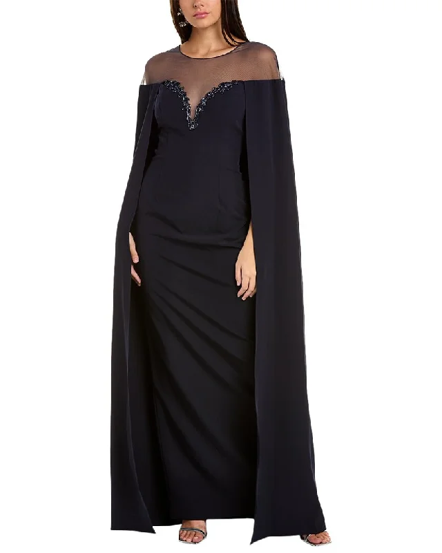 Exclusive Preview Marchesa Notte Cape Gown