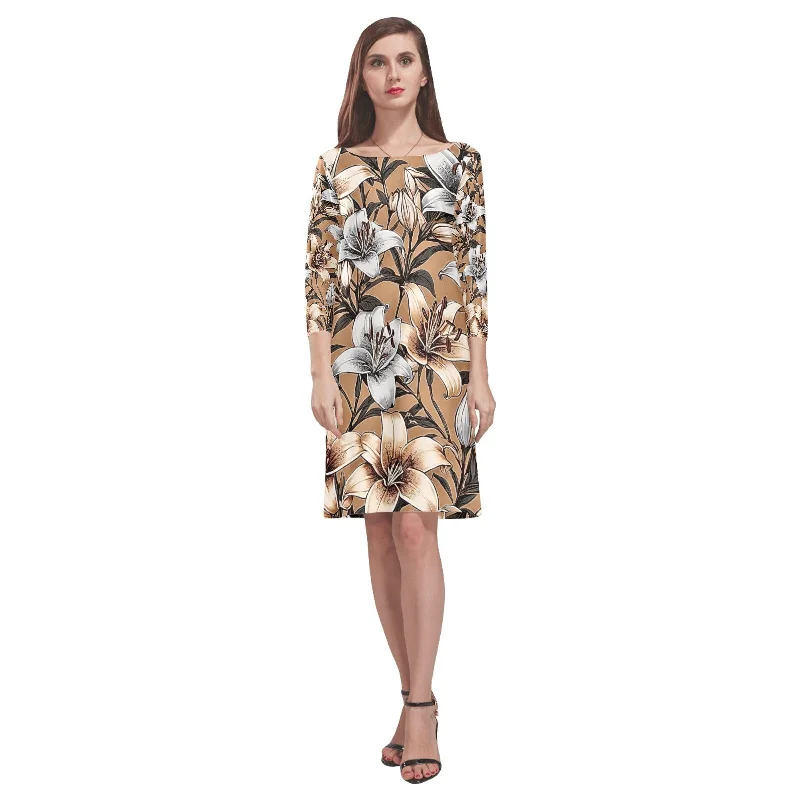 Crazy Savings Women's Loose Round Neck Dress (Model D22)