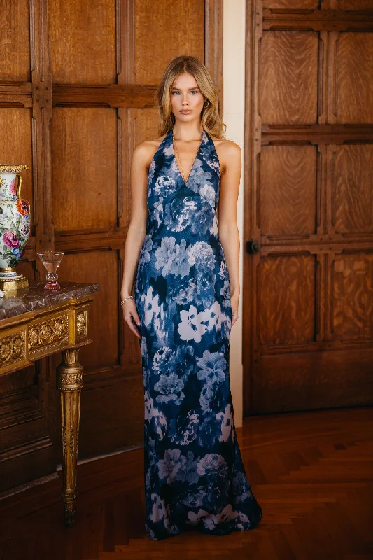 Closeout Sale Goldie Maxi Dress Satin - Palisades