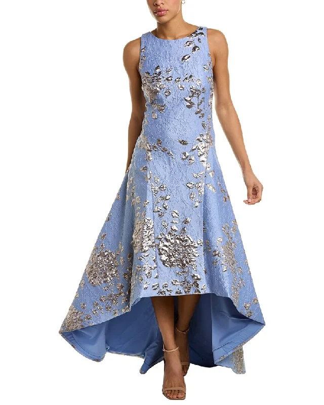 Price Reduction Teri Jon by Rickie Freeman Jacquard Gown
