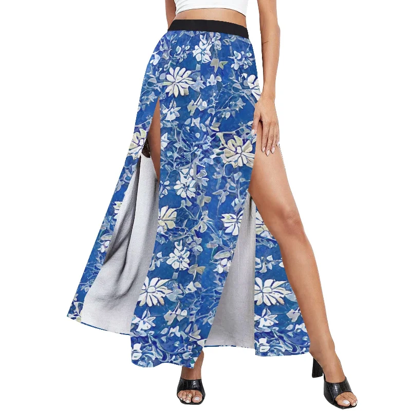 Clearance Items Women's High Slit Long Beach Dress (S40)