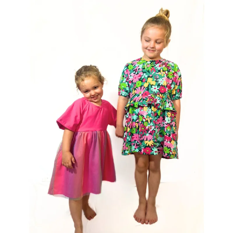 Closeout Sale Pattern Paper Scissors Devon Jersey Dress