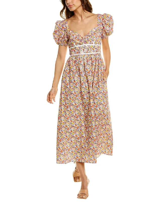 Best Deals For Love and Lemons Margaret Midi Dress