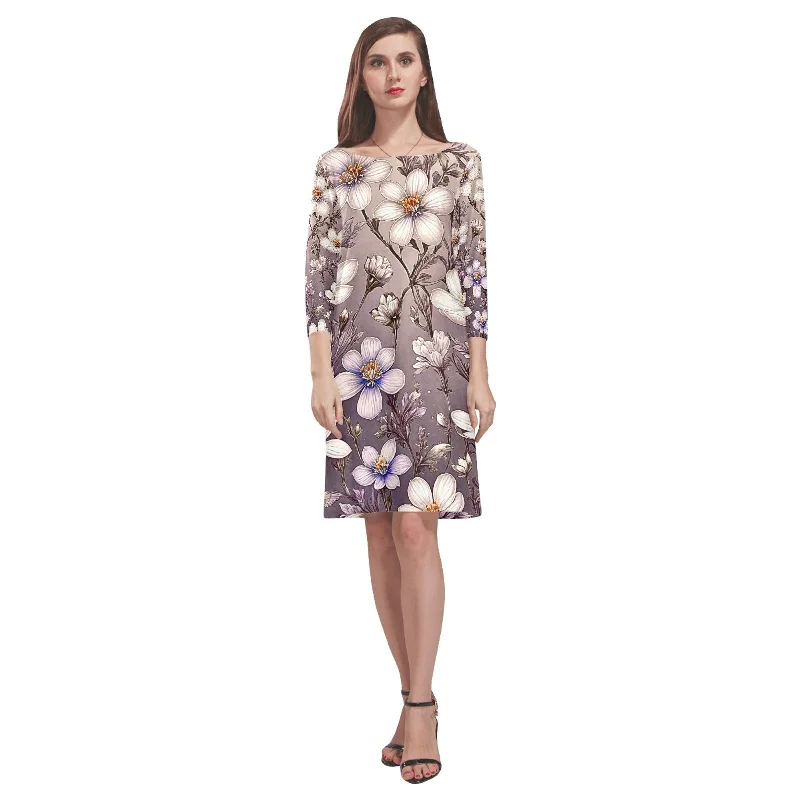 Incredible Offers Women's Loose Round Neck Dress (Model D22)