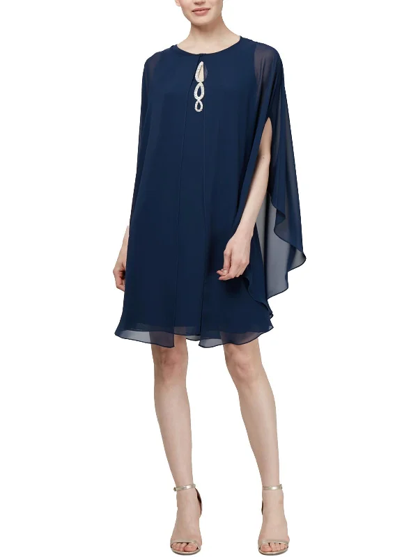 Midnight Madness Womens 2PC Knee-Length Cocktail Dress