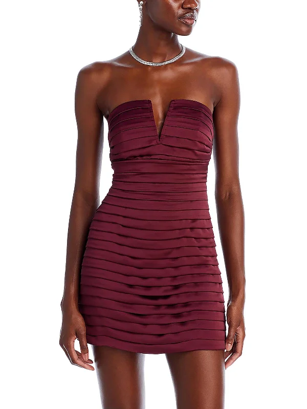 Price Rollback Womens Boning Mini Cocktail And Party Dress