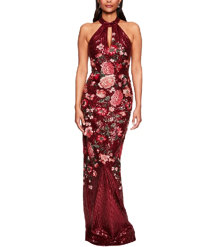 Today Only Marchesa Notte Halter Neck Printed Dress