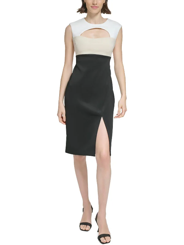 Today’s Special Womens Cut-Out Knee-Length Sheath Dress
