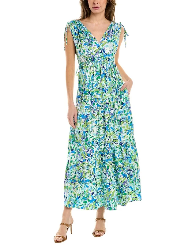 Overstock Sale Maggy London Tiered Midi Dress