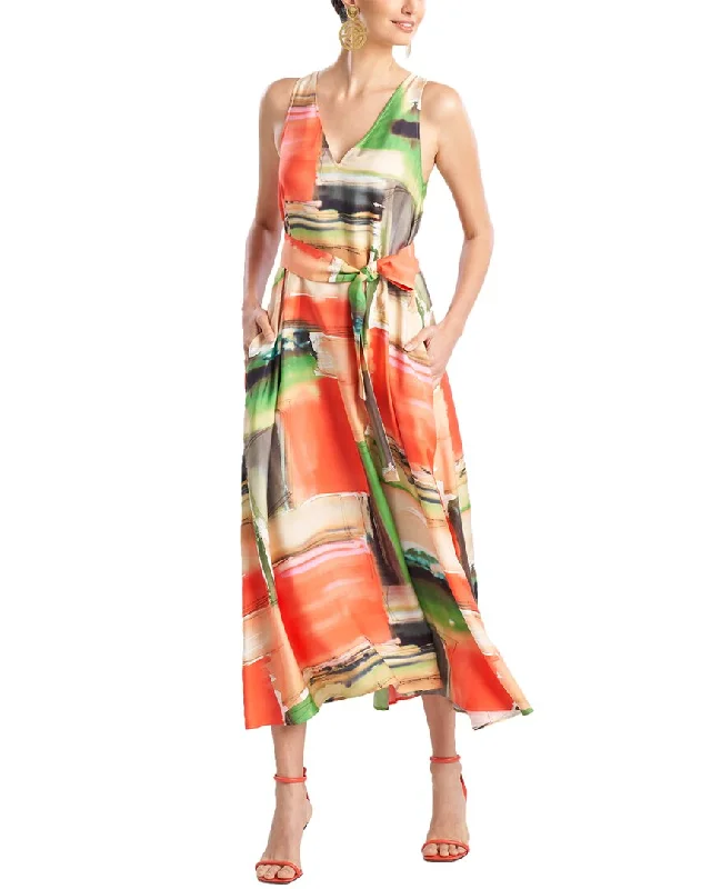 Price Blitz Natori Hikaru Silk-Blend Dress
