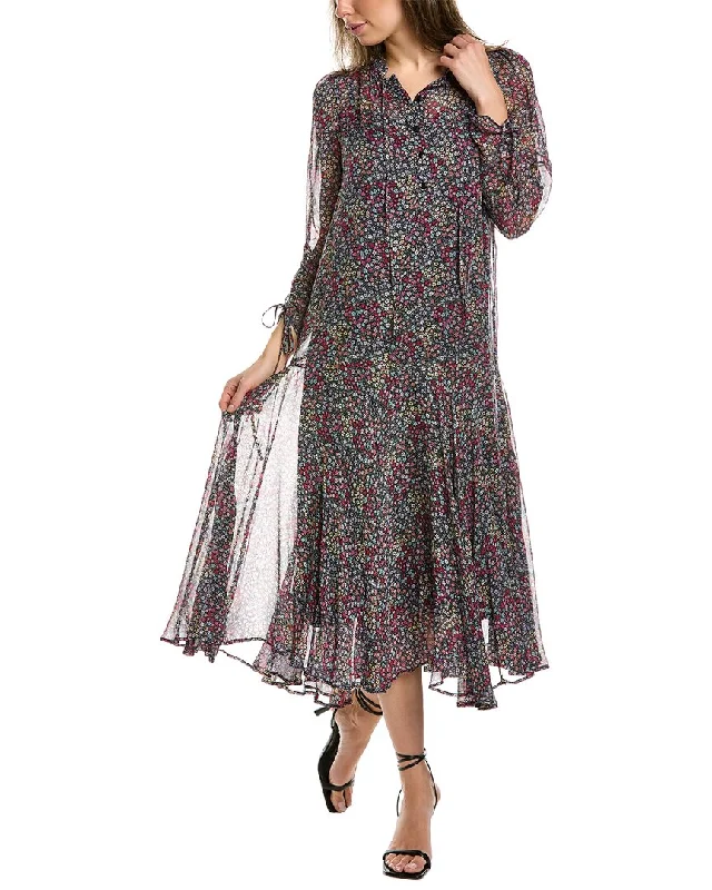 Instant Savings Ted Baker Bevlia Drop-Waist Midi Dress