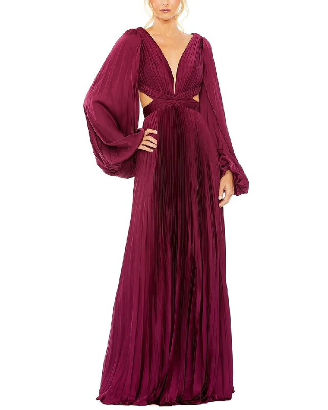Midnight Madness Mac Duggal Cut Out Gown