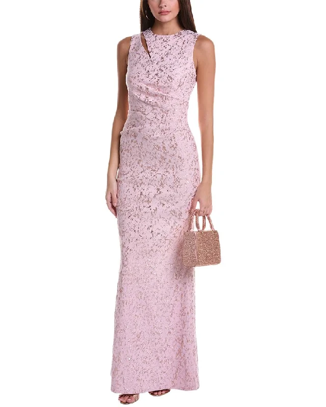 New Arrival Teri Jon by Rickie Freeman Jacquard Gown