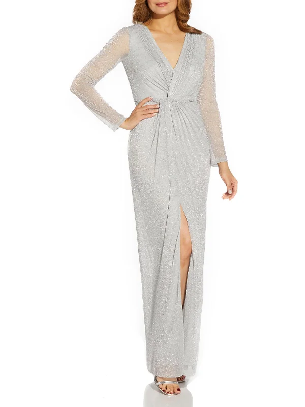 Reduced Prices Womens Metallic Maxi Evening Dress