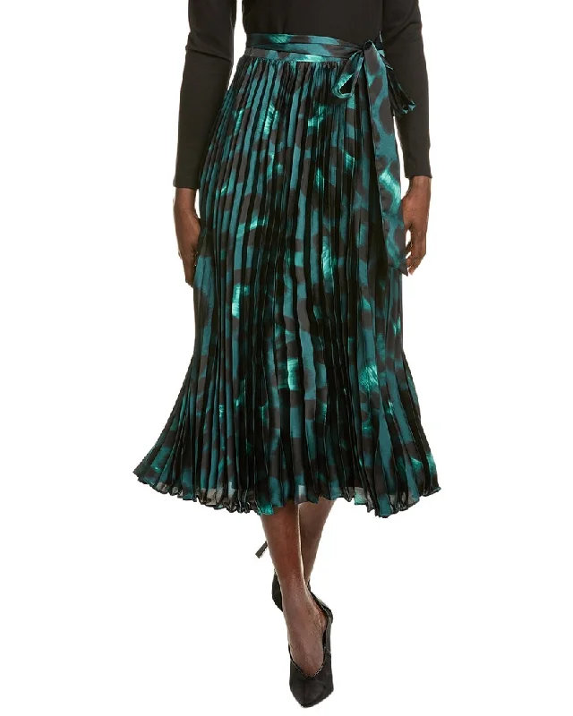 Super Sale Anne Klein Combo Pleated Maxi Dress