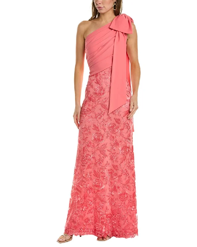 Best Deals Tadashi Shoji One-Shoulder Bow Gown