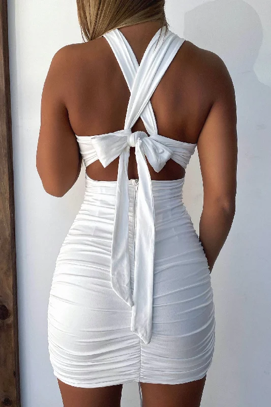 Customer Appreciation Sale Zeke Dress - White