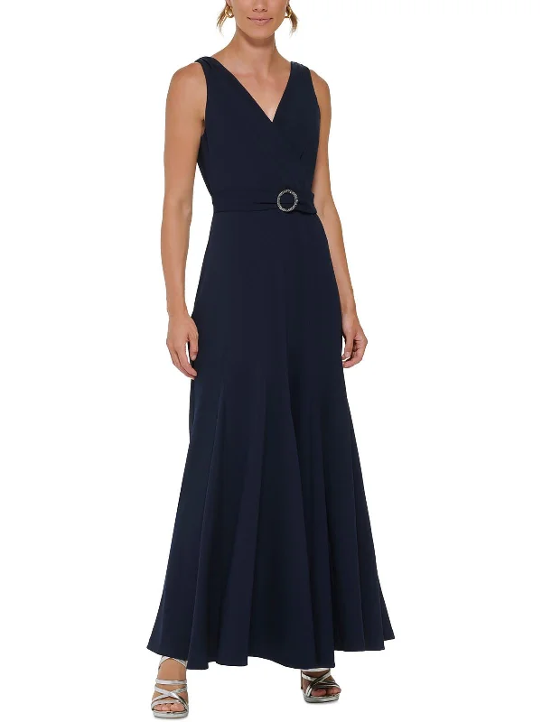 Special Buy Womens Crepe Long Evening Dress