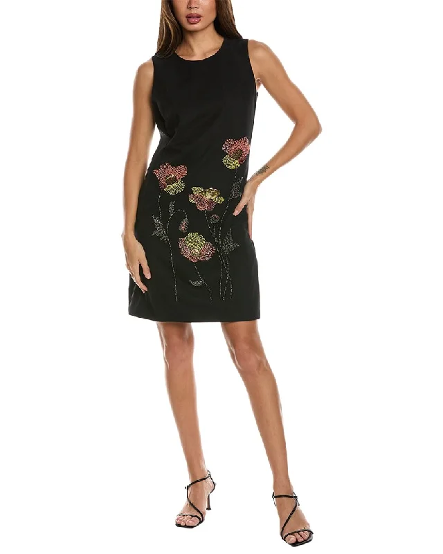 Steals and Deals Anne Klein Embroidered Shift Dress