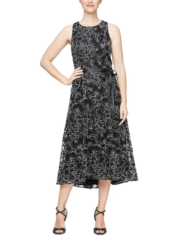 Limited Edition Womens Mesh Hi-Low Cocktail and Party Dress