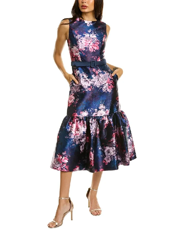 Closeout Kay Unger Justine Tea Length Dress