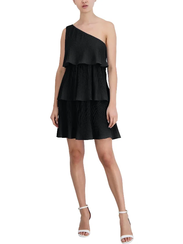 Special Discount Womens Chiffon Pleated Cocktail And Party Dress