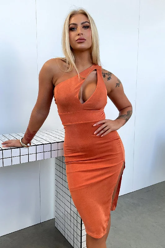 Lowest Price Blake Midi Dress - Orange
