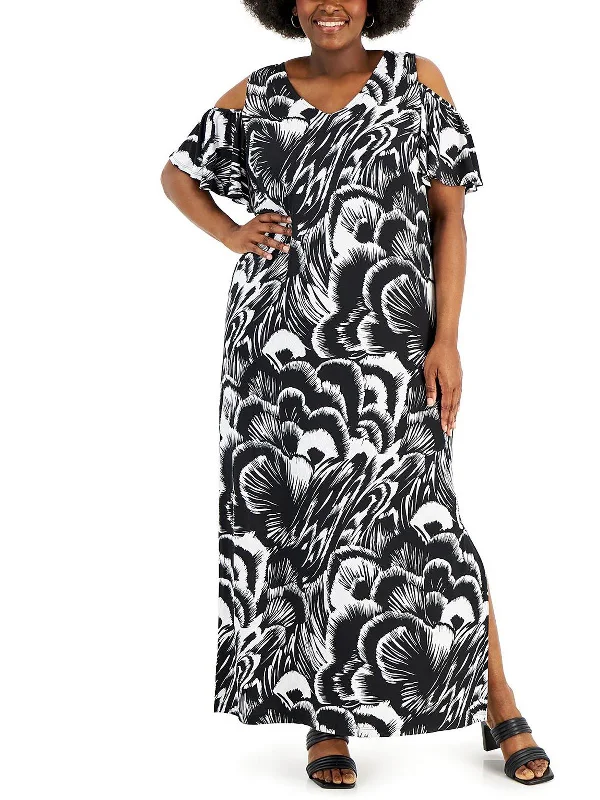 Lowest Price Plus Womens Side Slits Long Maxi Dress