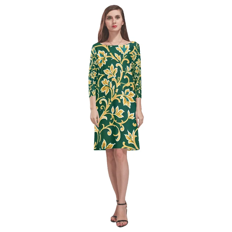 Extra Savings Women's Loose Round Neck Dress (Model D22)