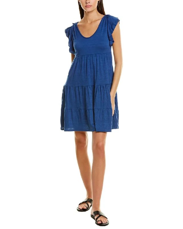 New Markdowns Max Studio Ruffle Tiered Mini Dress