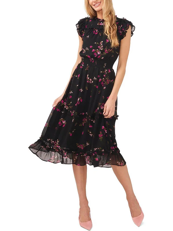 Extra Discounts Fallen Leaves Womens Floral Long Maxi Dress